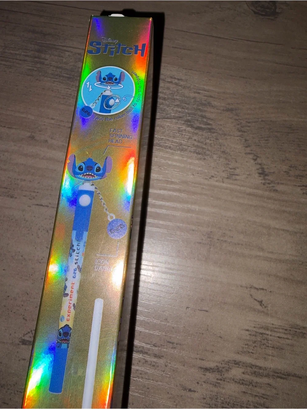 🆕💜 Disney Lilo & Stitch 3D Head Topper Spinning Pen Blind Box NIB Monogram